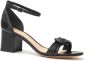 Alexandre Birman Vicky leren sandalen Zwart - Thumbnail 2