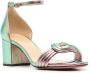 Alexandre Birman Metallic muiltjes Groen - Thumbnail 2