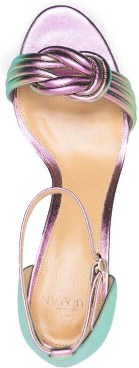 Alexandre Birman Metallic muiltjes Groen