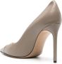 Alexandre Birman Pamela 100mm leren pumps Grijs - Thumbnail 3