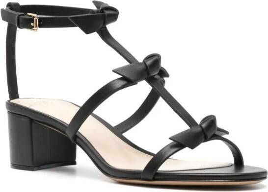 Alexandre Birman Slim Lolita leren sandalen Zwart