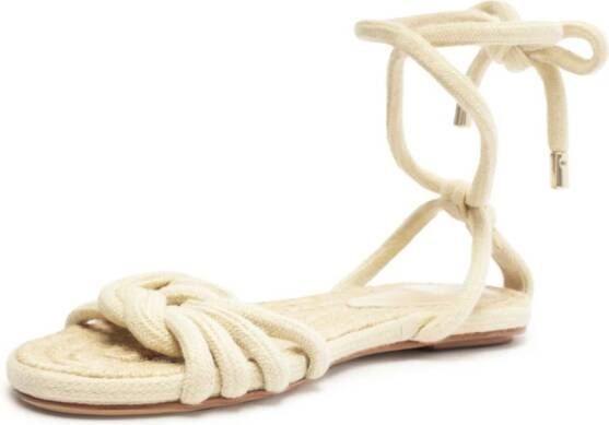 Alexandre Birman Vicky Rope espadrille sandalen Beige