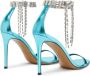 Alexandre Vauthier Sandalen verfraaid met kristallen Blauw - Thumbnail 3