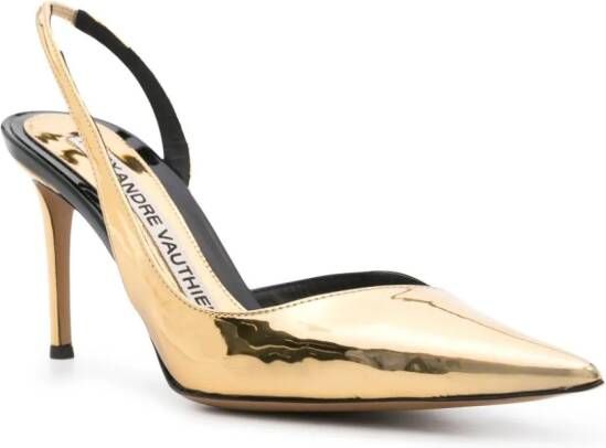 Alexandre Vauthier Leren pumps Goud