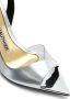 Alexandre Vauthier Stiletto pumps met spiegelende afwerking 105 mm Zilver - Thumbnail 4