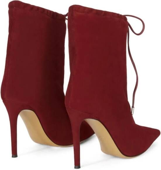 Alexandre Vauthier Laarzen met puntige neus Rood