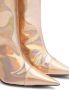 Alexandre Vauthier Alex laarzen met metallic afwerking Beige - Thumbnail 4