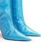 Alexandre Vauthier Alex laarzen met metallic afwerking Blauw - Thumbnail 4