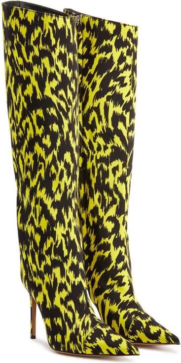 Alexandre Vauthier Alex laarzen met print Zwart