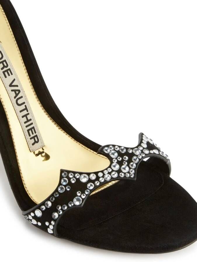 Alexandre Vauthier Betsy sandalen verfraaid met kristallen Zwart