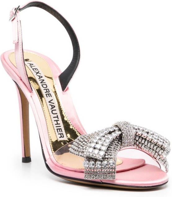 Alexandre Vauthier Sandalen met strikdetail Roze