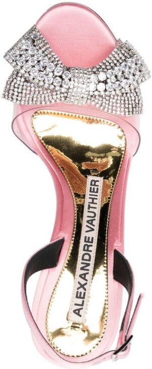 Alexandre Vauthier Sandalen met strikdetail Roze