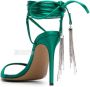 Alexandre Vauthier Sandalen met kristal Groen - Thumbnail 3