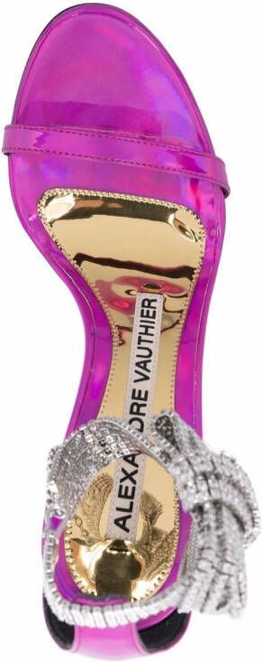 Alexandre Vauthier Diana sandalen verfraaid met kristallen Roze