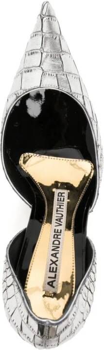 Alexandre Vauthier Leren pumps Zilver