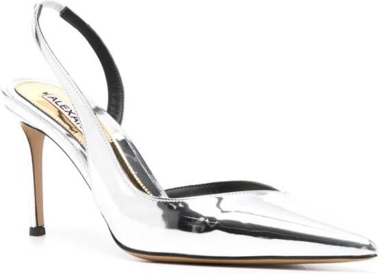 Alexandre Vauthier 80mm leren pumps met metallic-effect