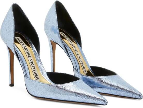 Alexandre Vauthier Pumps met metallic-effect Blauw