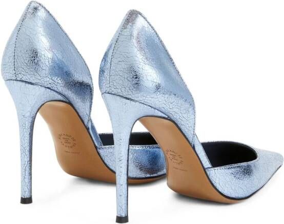 Alexandre Vauthier Pumps met metallic-effect Blauw