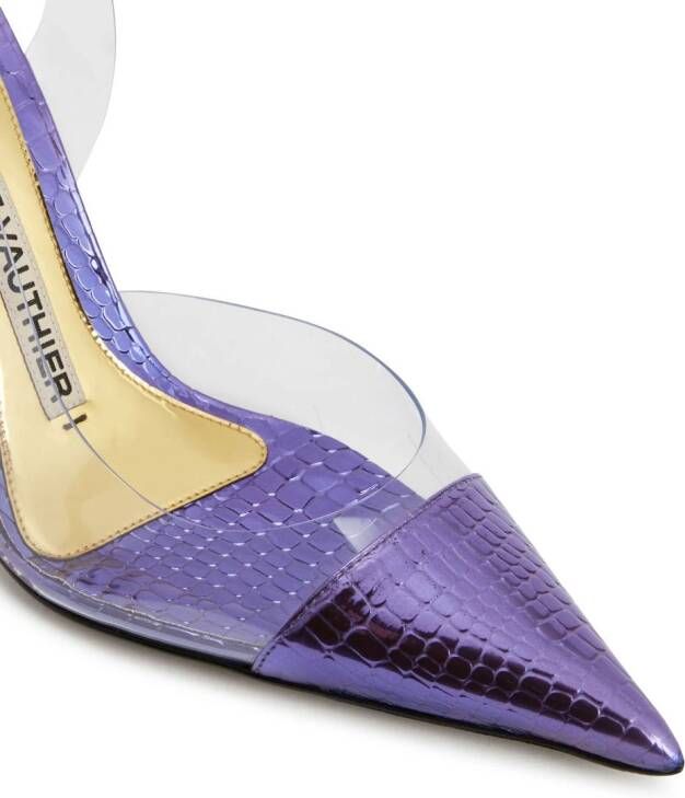 Alexandre Vauthier Pumps met metallic afwerking Blauw