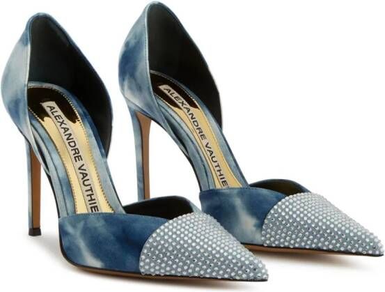 Alexandre Vauthier Pumps met tie-dye print Blauw