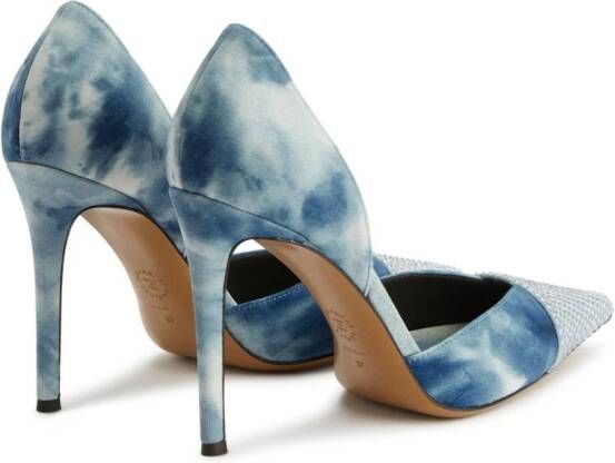 Alexandre Vauthier Pumps met tie-dye print Blauw