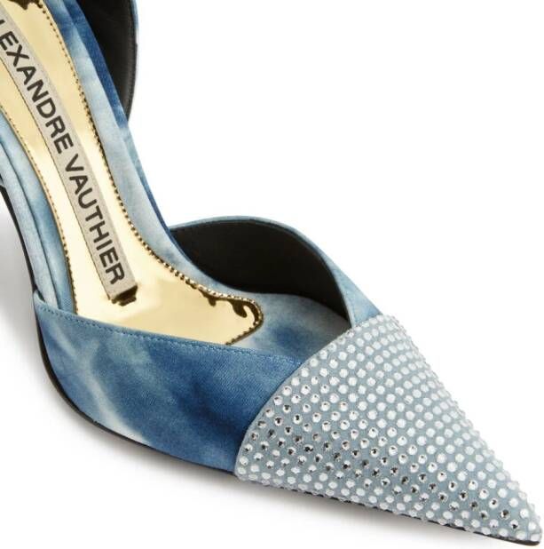 Alexandre Vauthier Pumps met tie-dye print Blauw