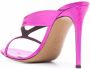 Alexandre Vauthier Sandalen met krokodillenleer-effect Roze - Thumbnail 3