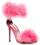 Alexandre Vauthier Sandalen met verendetail Roze - Thumbnail 2