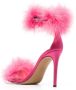 Alexandre Vauthier Sandalen met verendetail Roze - Thumbnail 3