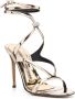 Alexandre Vauthier Smila leren sandalen Goud - Thumbnail 2