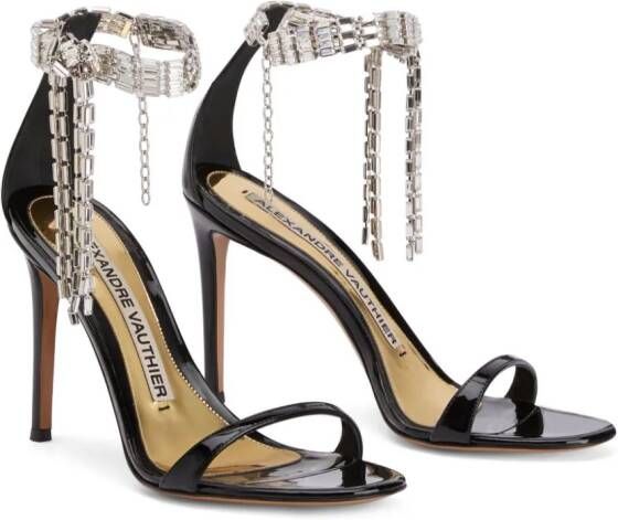 Alexandre Vauthier Tiffany sandalen verfraaid met kristallen Zwart