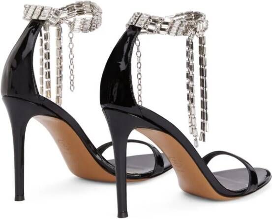Alexandre Vauthier Tiffany sandalen verfraaid met kristallen Zwart