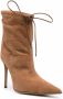 Alexandre Vauthier Veterlaarzen met puntige neus Beige - Thumbnail 2