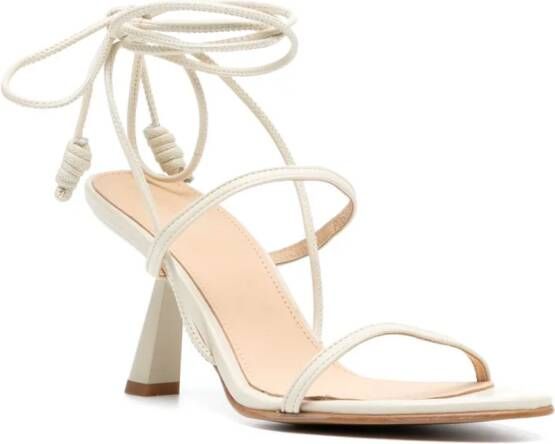 ALOHAS Leren sandalen 65 mm Beige