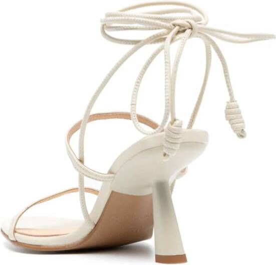 ALOHAS Leren sandalen 65 mm Beige