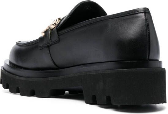 ALOHAS Leren loafers Zwart