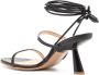 ALOHAS Kendra leren sandalen Zwart - Thumbnail 3
