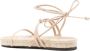 ALOHAS Rayna sandalen met veters Beige - Thumbnail 3