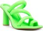 AMBUSH Leren sandalen Groen - Thumbnail 2