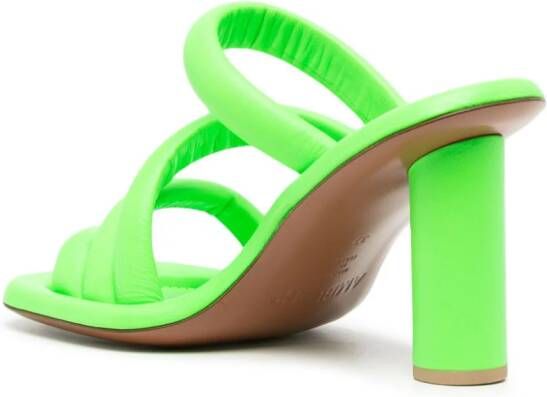 AMBUSH Leren sandalen Groen
