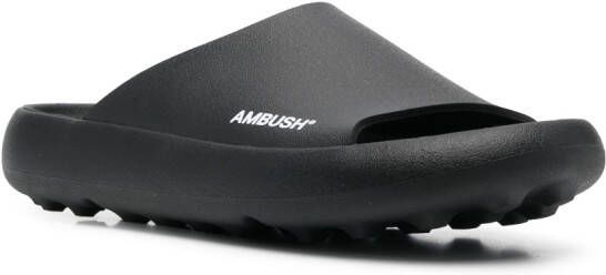 AMBUSH Slippers met logoprint Zwart