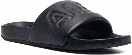 AMBUSH Slippers met logo Zwart