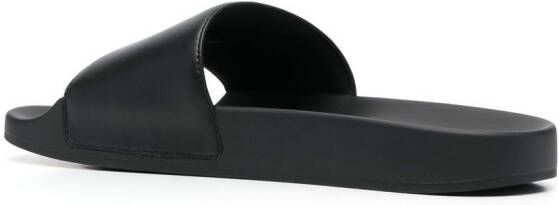 AMI Paris Ami De Coeur slippers Zwart