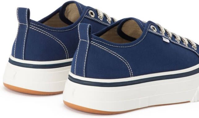 AMI Paris Sneakers met plateauzool Blauw