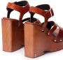 AMI Paris Sandalen met sleehak Bruin - Thumbnail 3
