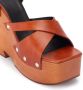 AMI Paris Sandalen met sleehak Bruin - Thumbnail 4