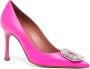 Amina Muaddi Camelia pumps verfraaid met kristallen Roze - Thumbnail 2