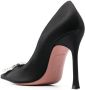 Amina Muaddi Camelia pumps verfraaid met kristallen Zwart - Thumbnail 3