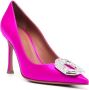 Amina Muaddi Camelia pumps verfraaid met kristallen Roze - Thumbnail 2