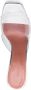 Amina Muaddi 140mm Dalida Glass muiltjes met plateauzool Zilver - Thumbnail 4